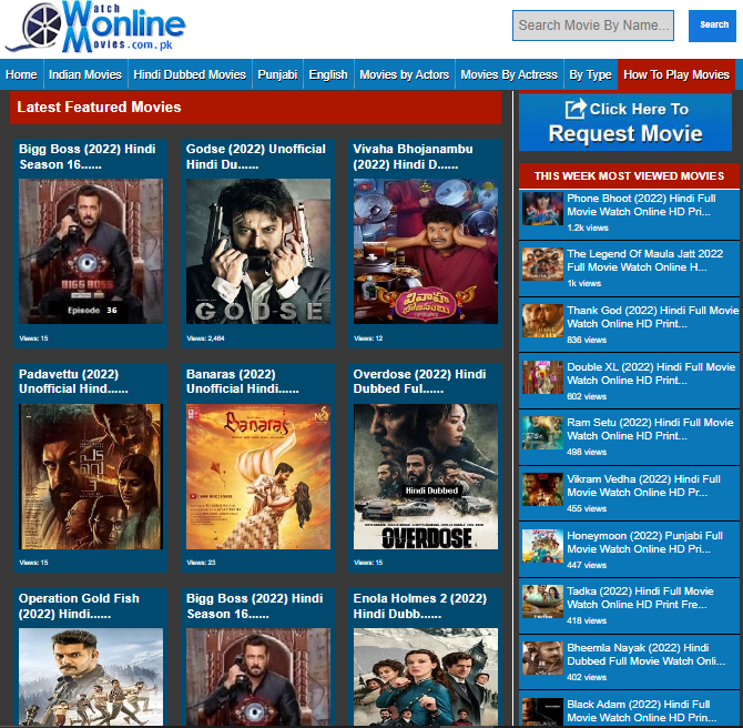 Watch Hollywood Movies Online